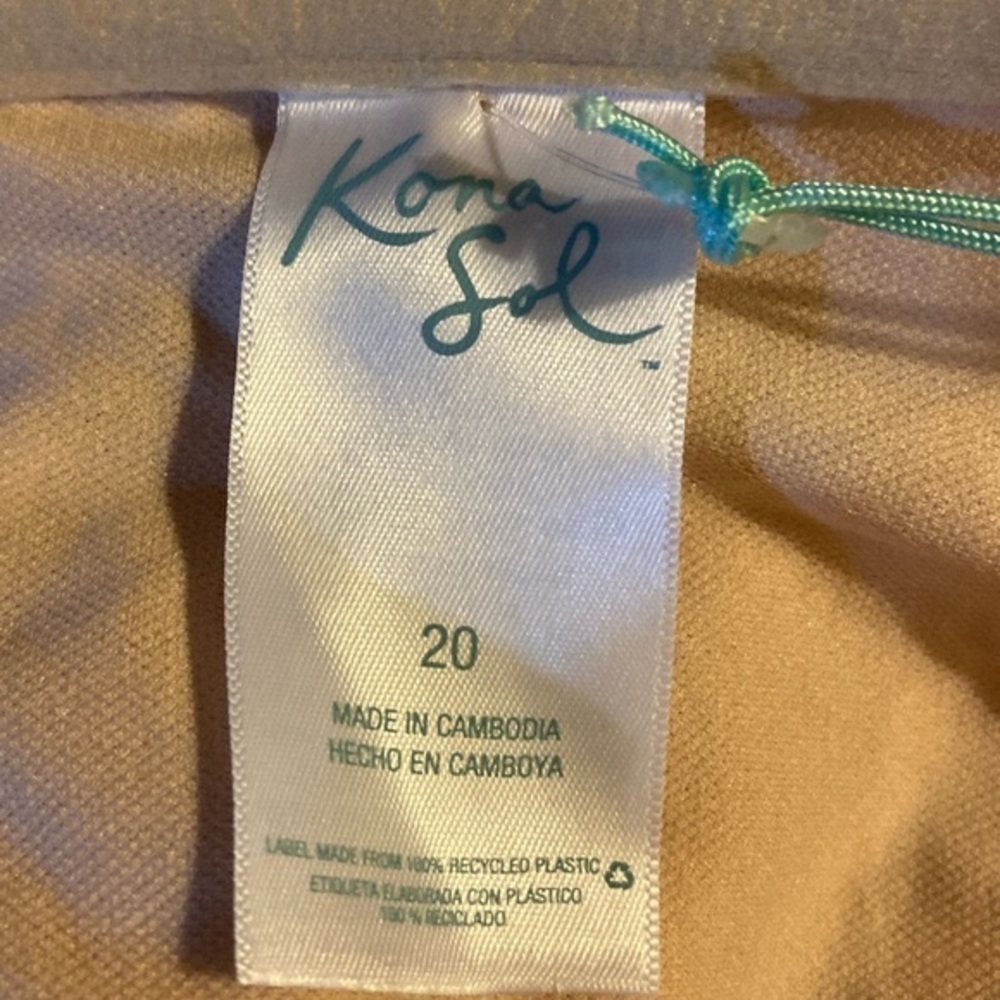 Kona Sol One Piece, Plus Sz 20, 20W, One Shoulder, Ruffles,vacation, Resortwear‌ - Picture 3 of 13